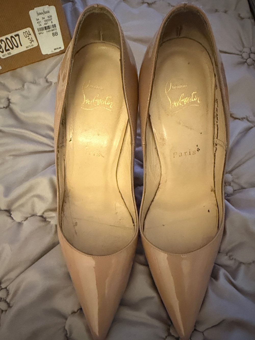 Christian Louboutin NUDE Patent SO KATE
